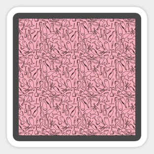 Wine- pink Sticker